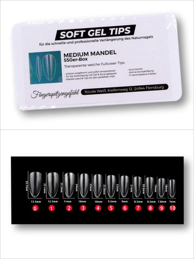 Easy Long-Tips Mandel-Form