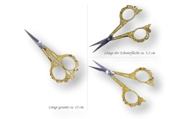 Vintage-Schere - gold