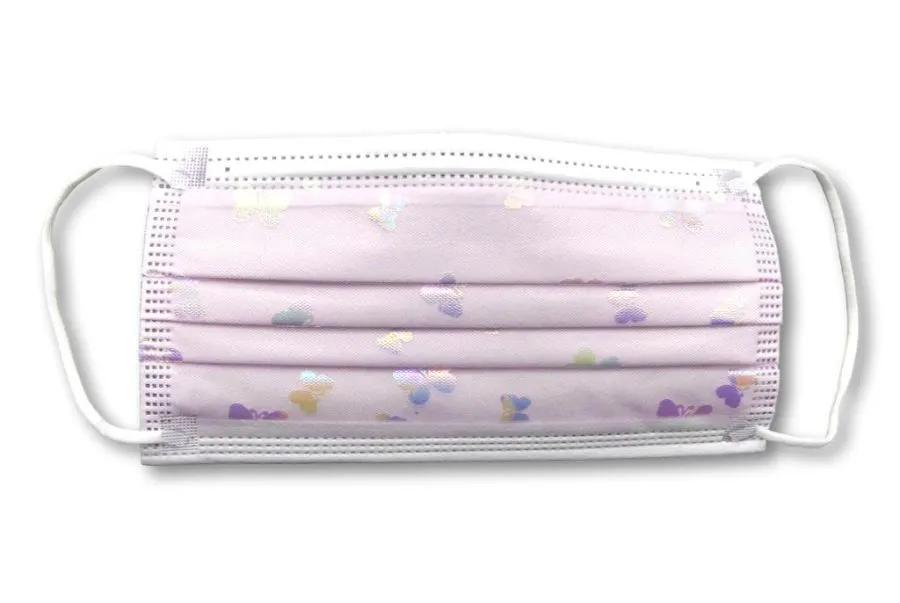 Mund-Nasenschutz rosa "Butterfly"