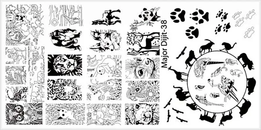 Major Dijit-Plate - 38