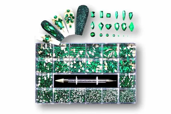 Große Kristallbox-Smaragd