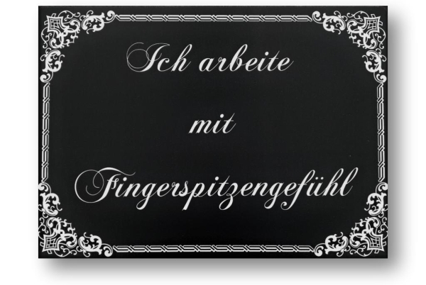 Arbeitsunterlage schwarz - 42 x 30 cm