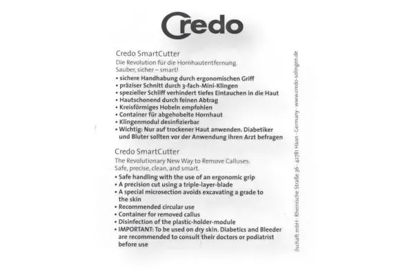 SmartCutter - Hornhautentferner