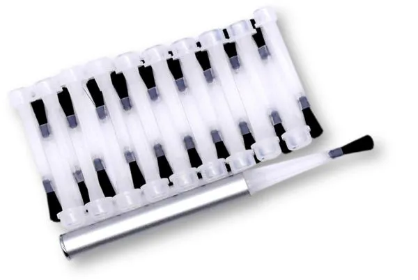 Pinsel-Set "Silber" mit Halter