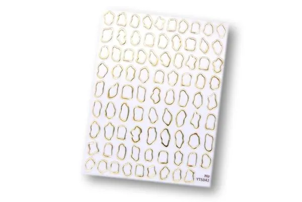 Sticker-Frame gold