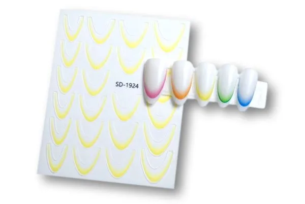 Ombre/French-Sticker - Gelb