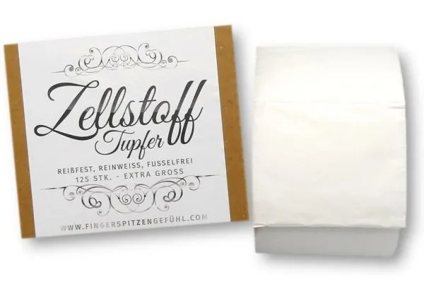 Zellstoff-Tupfer extra groß = 125 Stück